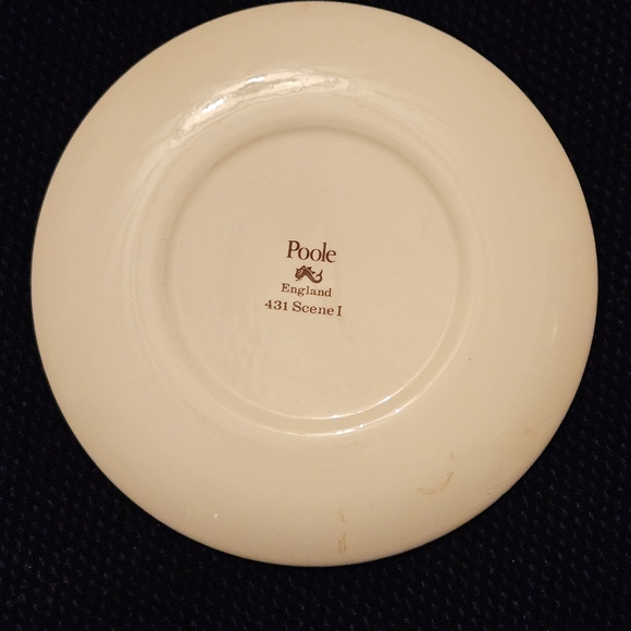 Poole Pottery Plate - Picture 2 of 2